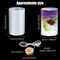 Resin Cylinder Silicone Light Mold Set, Include Cylinder Light Mold and USB Powered Wooden Lighted Base Stand for Lamp DIY Desktop Ornaments Table Candle Home Decorations (3 Pieces)